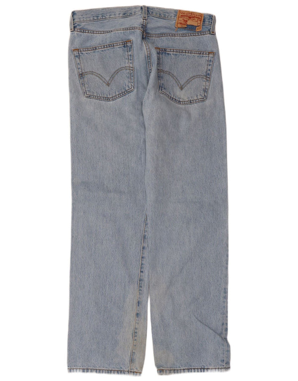 Мужские прямые джинсы Levi's W34 L32 синие, хлопок