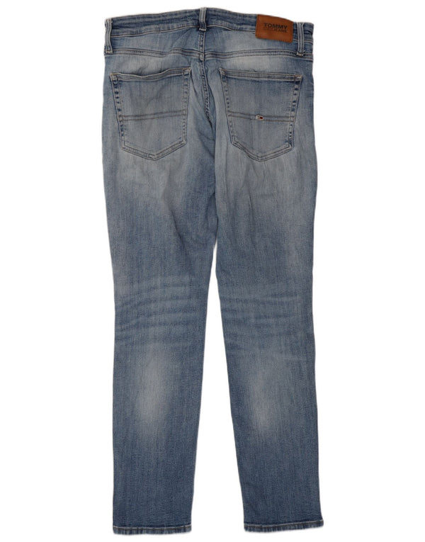 Мужские джинсы скинни Tommy Hilfiger W33 L32, синий хлопок