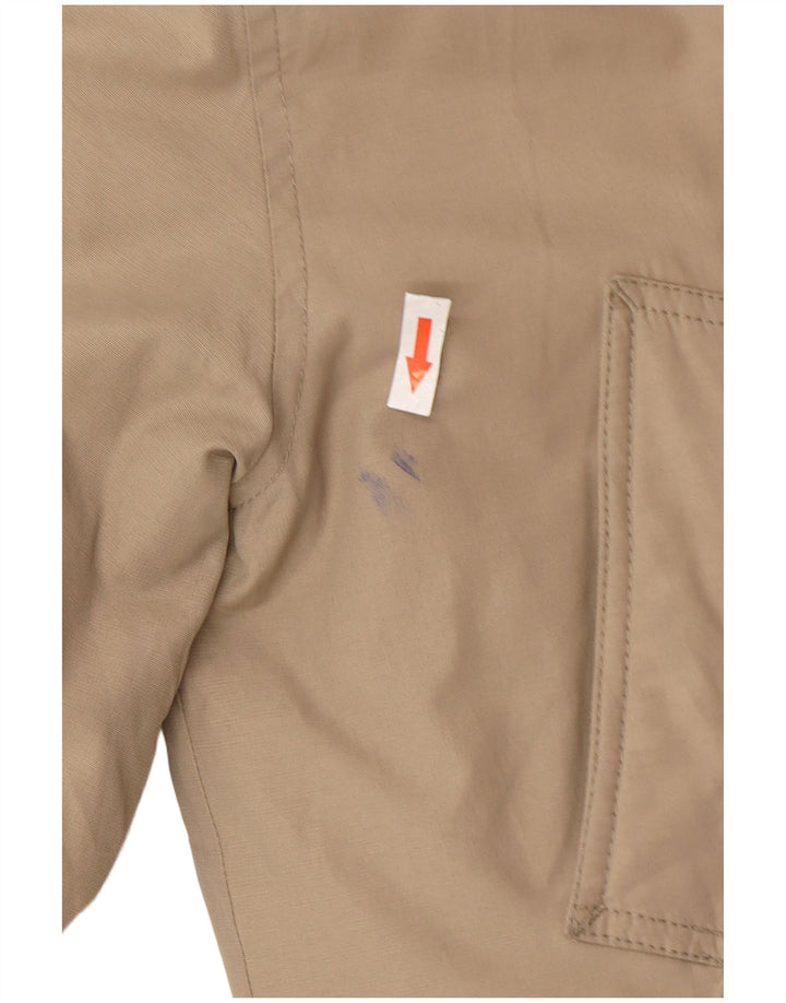 Практичная куртка с капюшоном для девочек Woolrich, 11–12 лет, бежевая