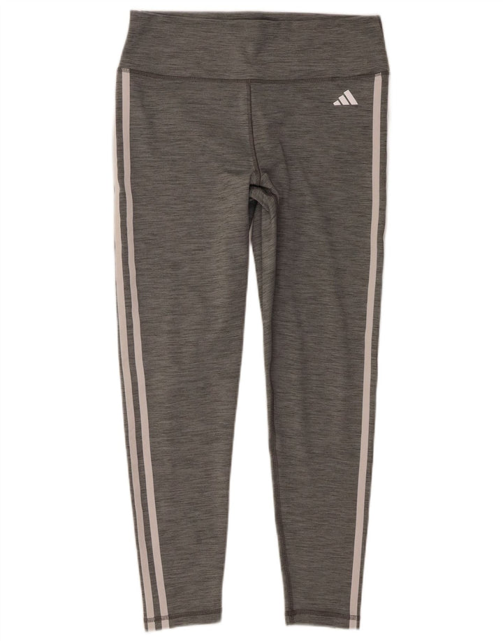 Женские леггинсы Adidas UK 16/18, большой серый полиэстер