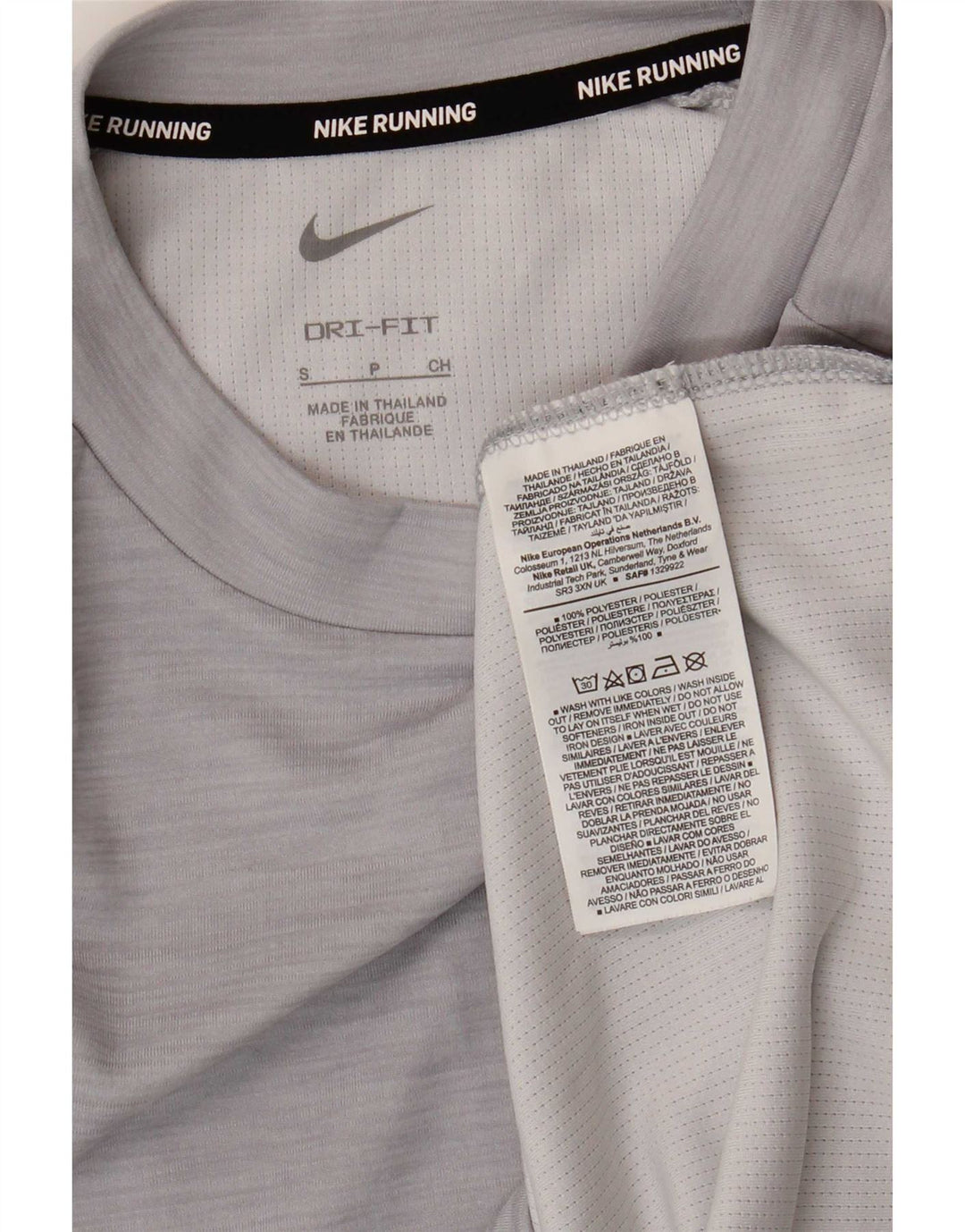 Женский свитер Nike UK 10, маленький серый полиэстер с крапинками