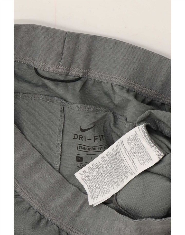 Мужские спортивные шорты Nike Dri Fit с графическим принтом, маленький серый полиэстер