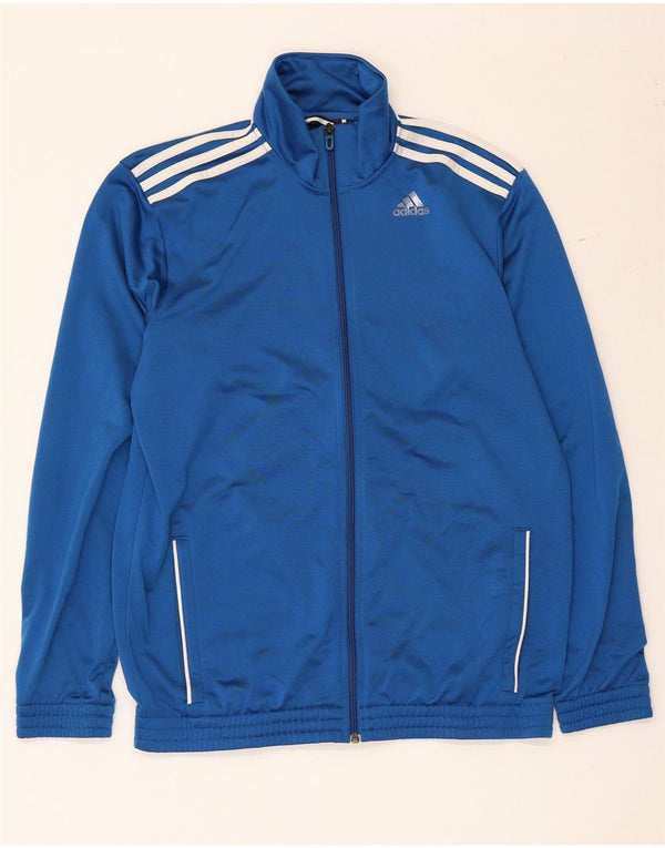 Мужская спортивная куртка Adidas UK 42/44, большой синий полиэстер