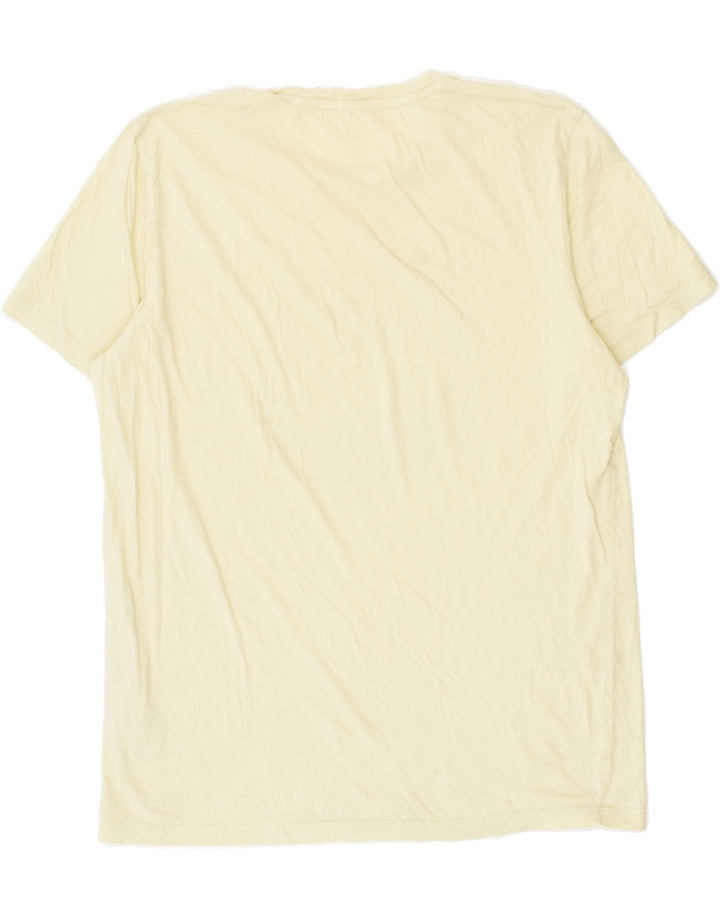 JACK & JONES Mens Slim Fit Graphic T-Shirt Top XL Yellow Cotton | Vintage Jack & Jones | Thrift | Second-Hand Jack & Jones | Used Clothing | Messina Hembry 