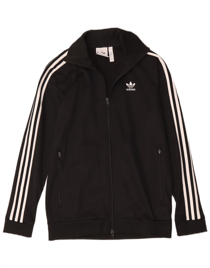 Мужская спортивная куртка Adidas, маленькая, черная, полиэстер