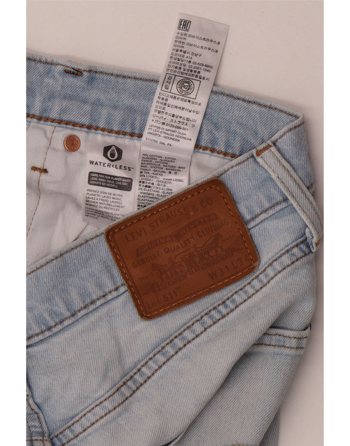 Мужские джинсы Levi's Slim 511 W31 L34 синие, хлопок