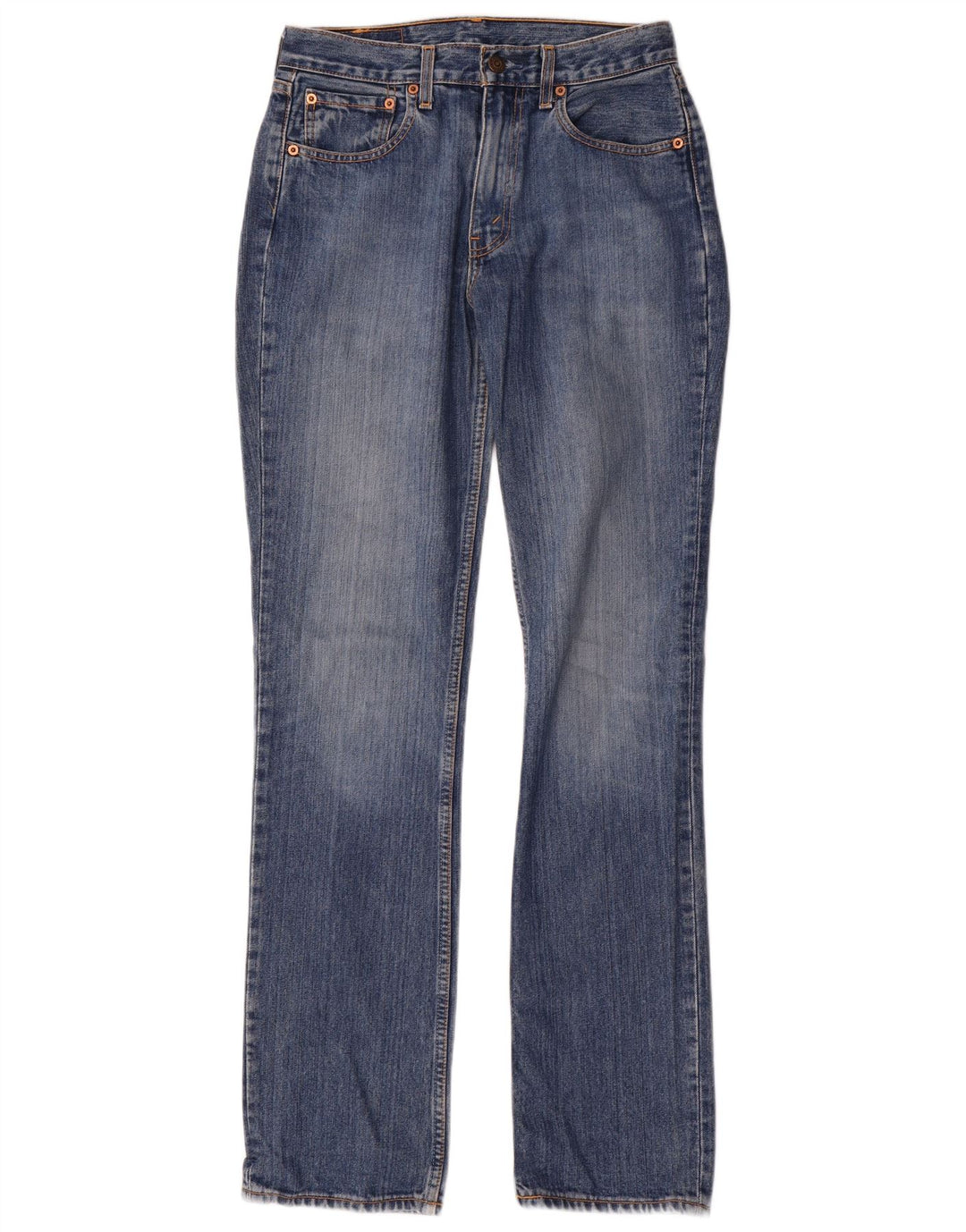 Женские прямые джинсы Levi's 595 W31 L34 синие, хлопок