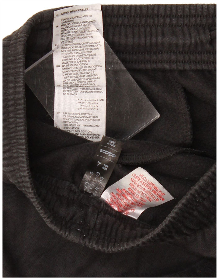 Спортивный костюм ADIDAS для мальчиков, брюки для бега, 11–12 лет, черный хлопок