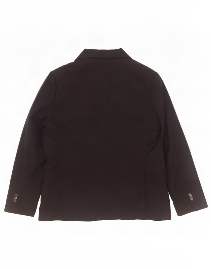 Мужской пиджак Massimo Dutti на 2 пуговицах EU 56 XL, черная шерсть