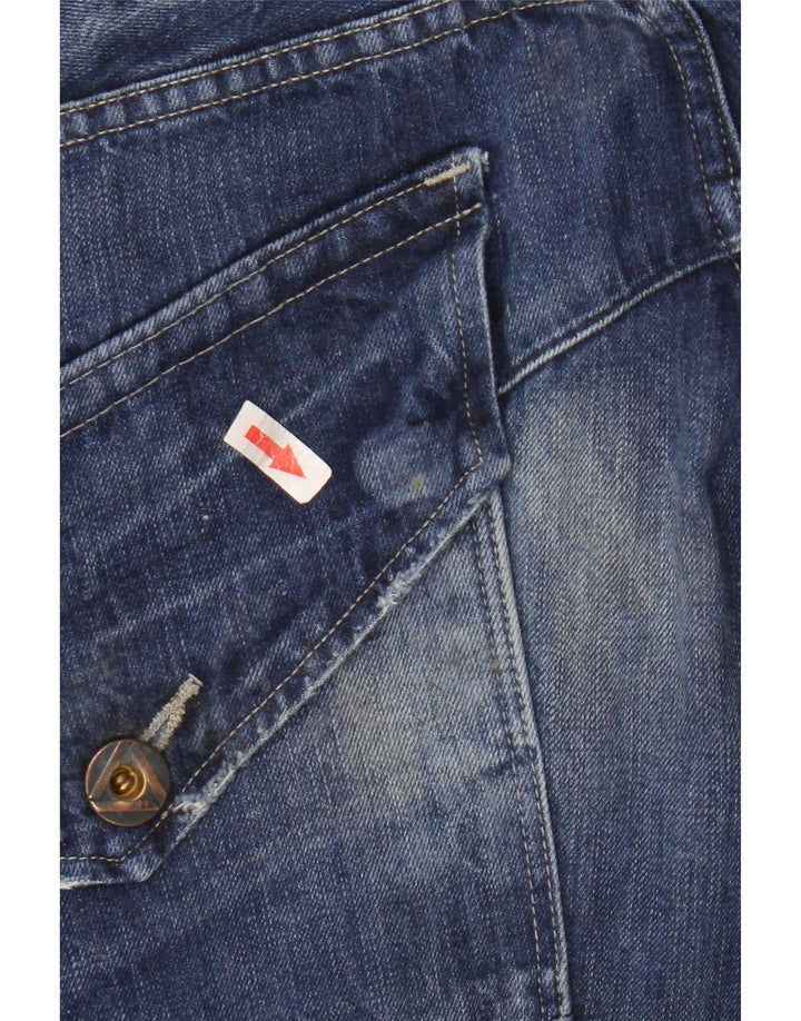 Мужские прямые джинсы G-Star W36 L32 синие, лоскутный хлопок