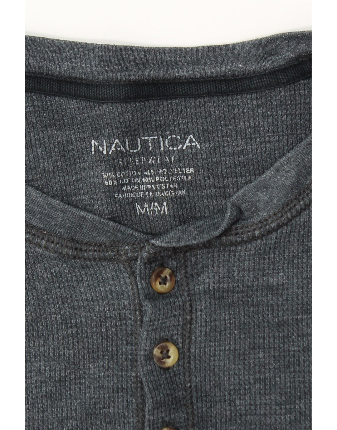 Мужская футболка Nautica Top среднего размера, темно-синяя, хлопок
