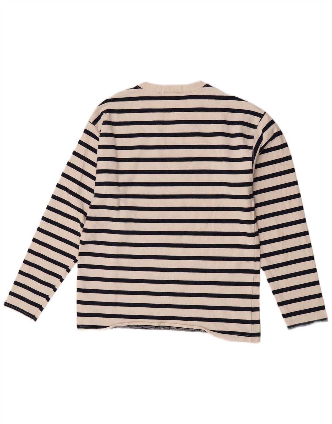 Женский топ Zara с длинным рукавом UK 12, средний, в белую полоску