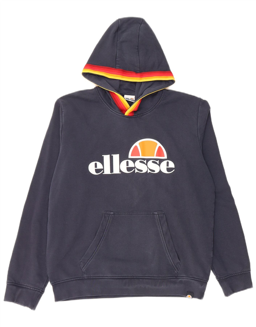 Джемпер с капюшоном ELLESSE для мальчиков, 15–16 лет, темно-синий, хлопок
