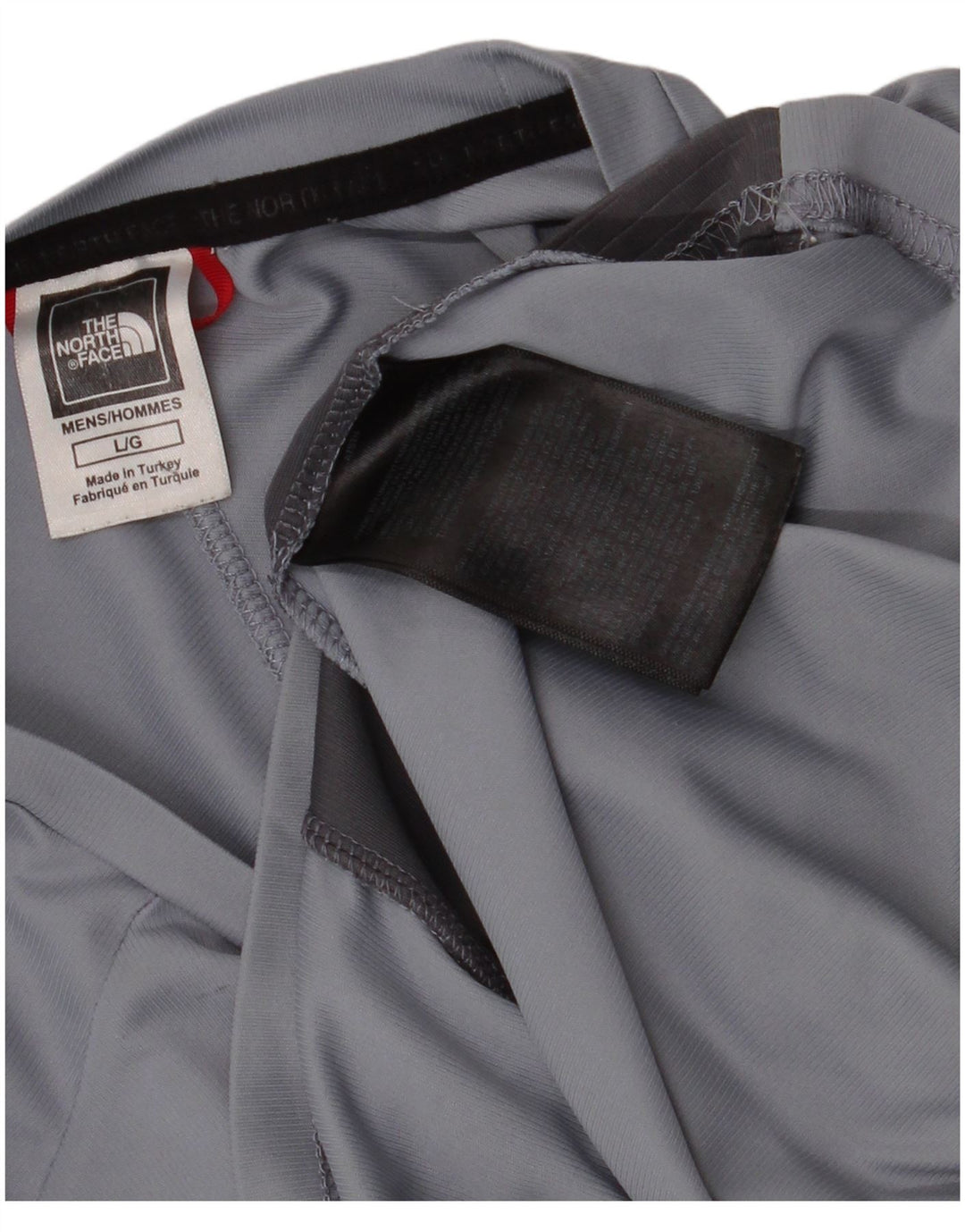 Мужская футболка The North Face, большой серый полиэстер с цветными блоками