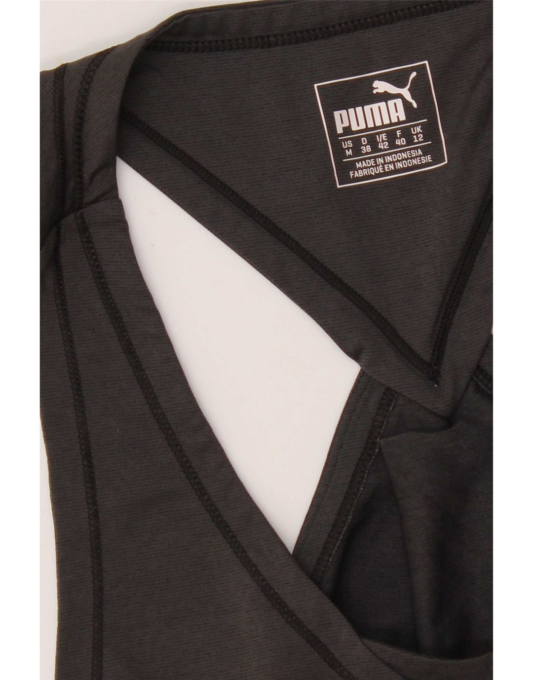 Женский жилет Puma UK 12, средний серый полиэстер