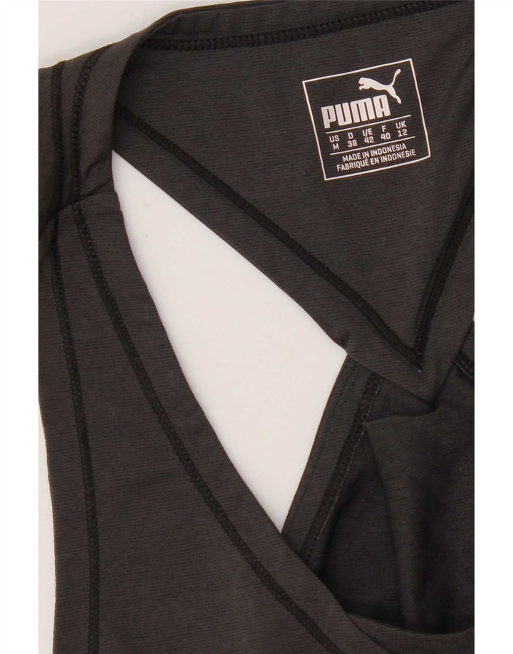 Женский жилет Puma UK 12, средний серый полиэстер