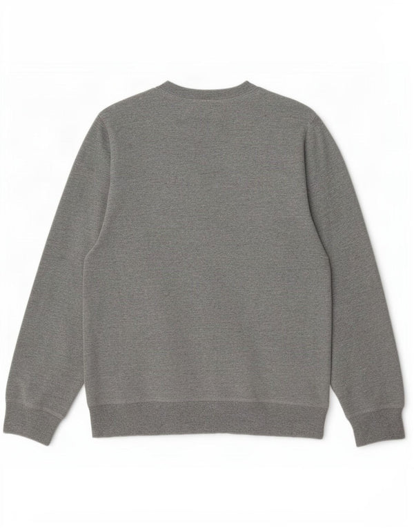 Джемпер с рисунком Levi's для мальчиков 13-14 лет, серый хлопок, размер XL