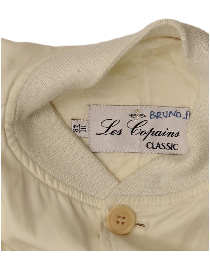 Мужская куртка-бомбер Les Copains IT 48 Medium Off White