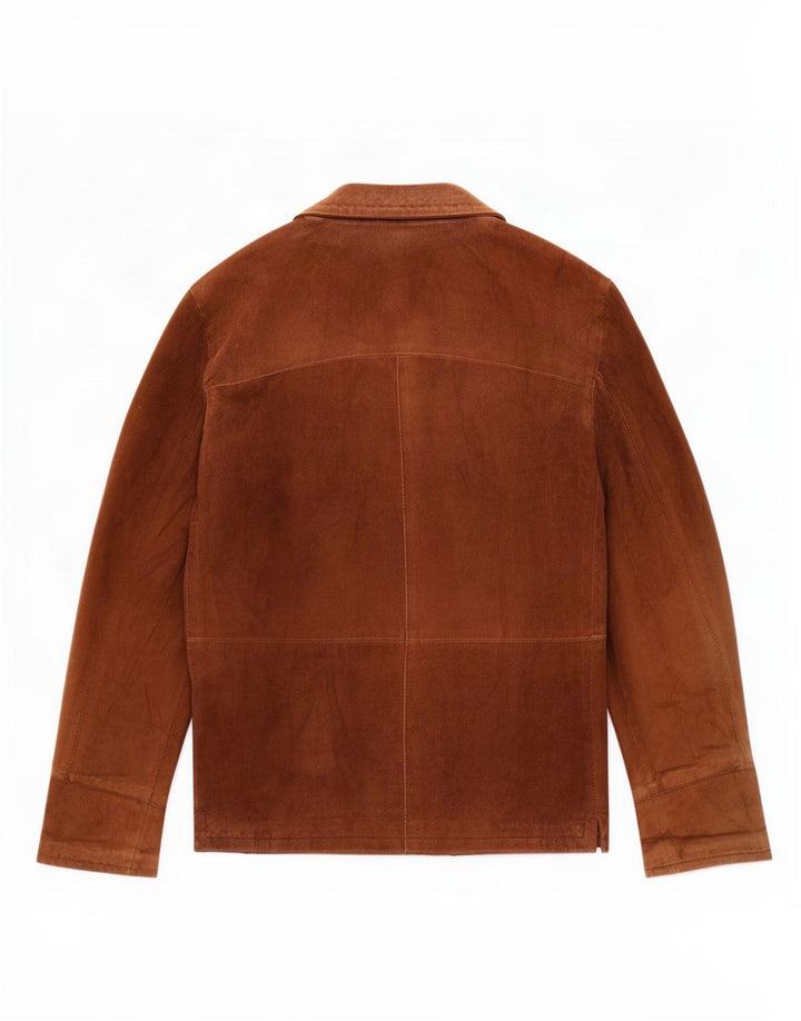 Винтажная женская замшевая куртка IT 44 Medium Beige Leather