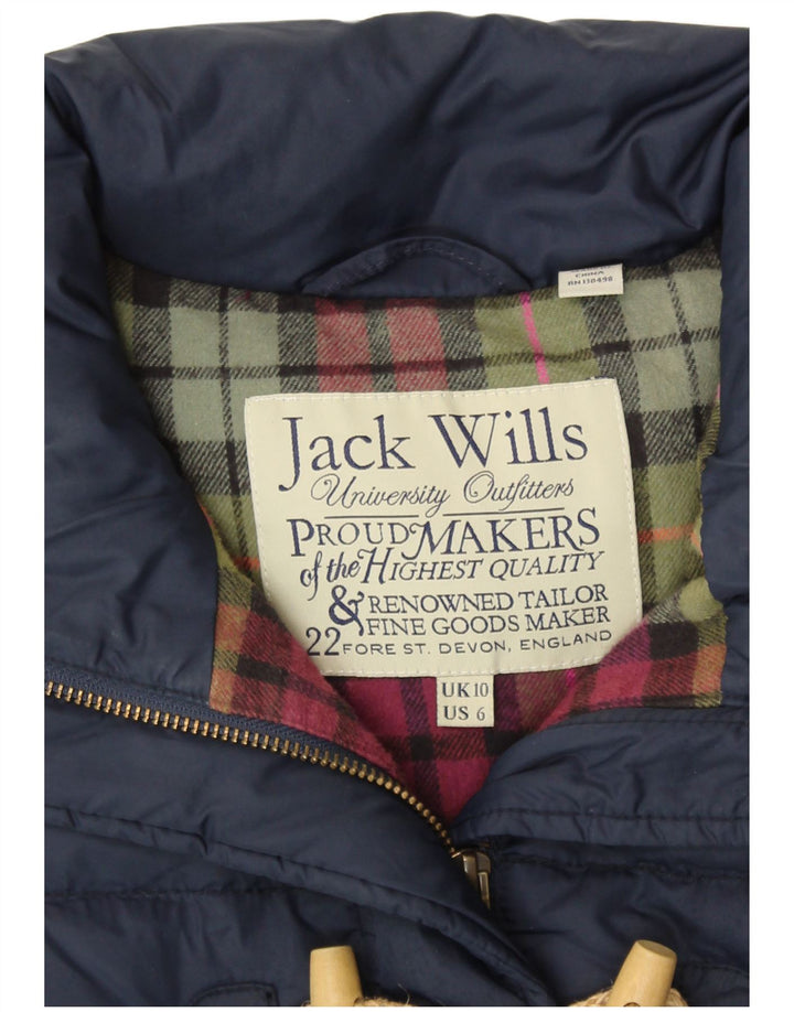 Женский утепленный жилет JACK WILLS UK 10, маленький, темно-синий