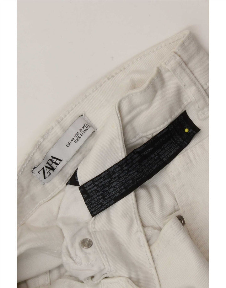 Мужские укороченные джинсы Zara EU 40 Medium W31 L25, белый хлопок