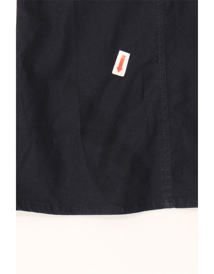 GAS Womens Shirt UK 16 Large Navy Blue Cotton Vintage Gas and Second-Hand Gas from Messina Hembry 