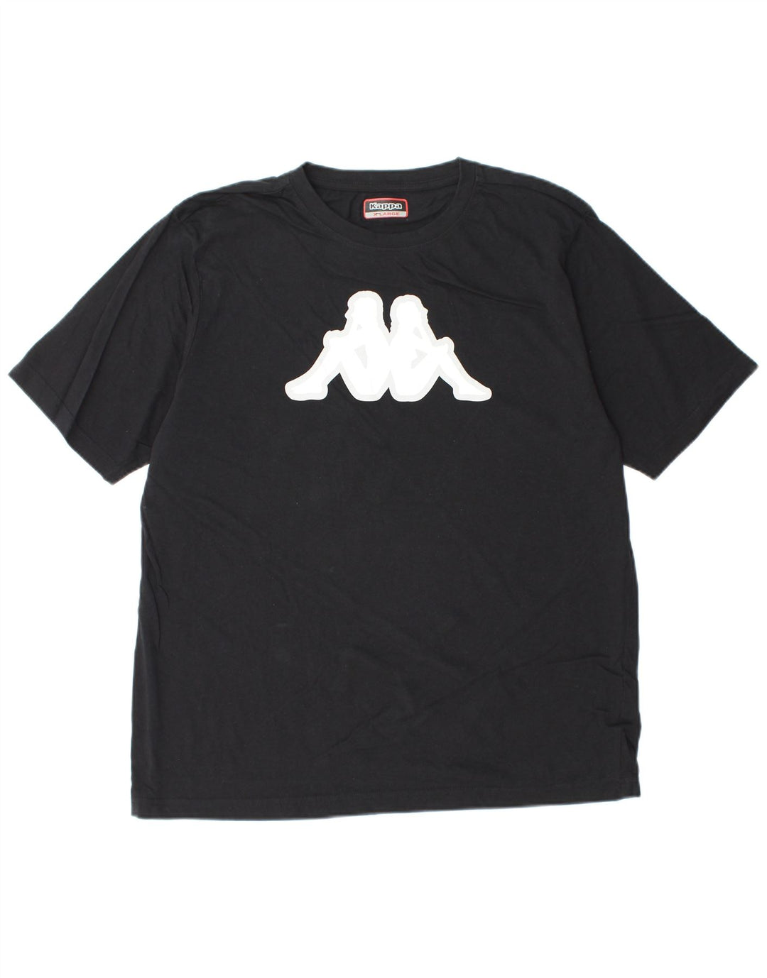 KAPPA Мужская футболка с рисунком Top XL, черный хлопок