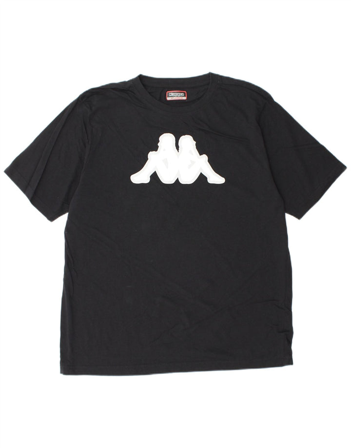 KAPPA Мужская футболка с рисунком Top XL, черный хлопок