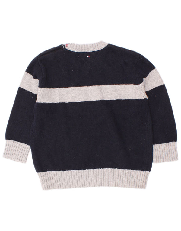 Джемпер с v-образным вырезом Tommy Hilfiger для мальчиков 18–24 месяцев, темно-синий