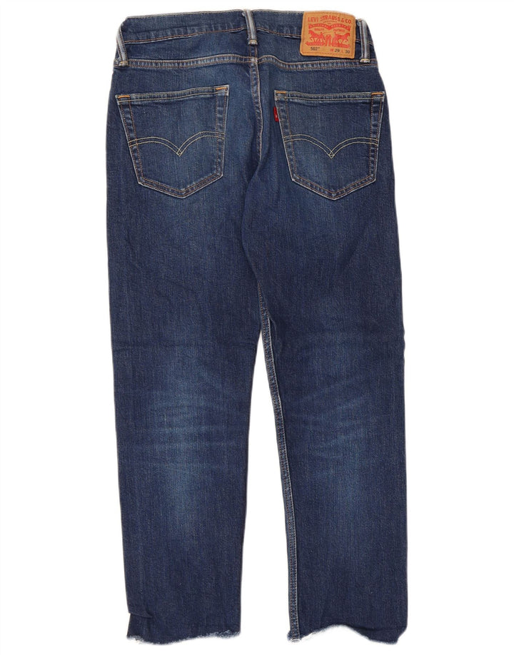 Женские зауженные джинсы Levi's 502 W29 L30, синий хлопок