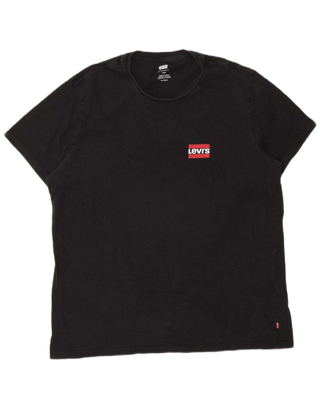 Мужская футболка Levi's Slim Top XL, черная