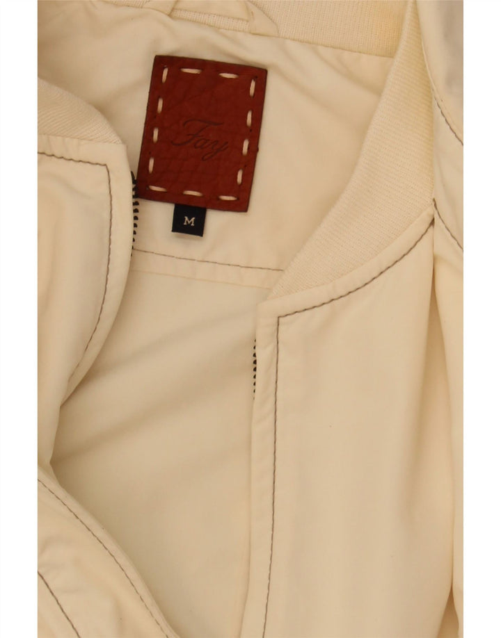 FAY Womens Utility Jacket UK 14 Medium Beige Vintage Fay and Second-Hand Fay from Messina Hembry 