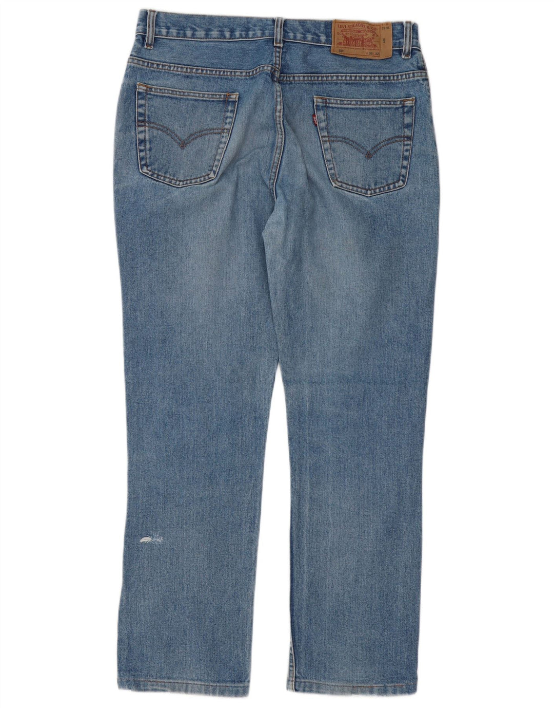 Мужские прямые джинсы Levi's 501 W36 L32 синие, хлопок