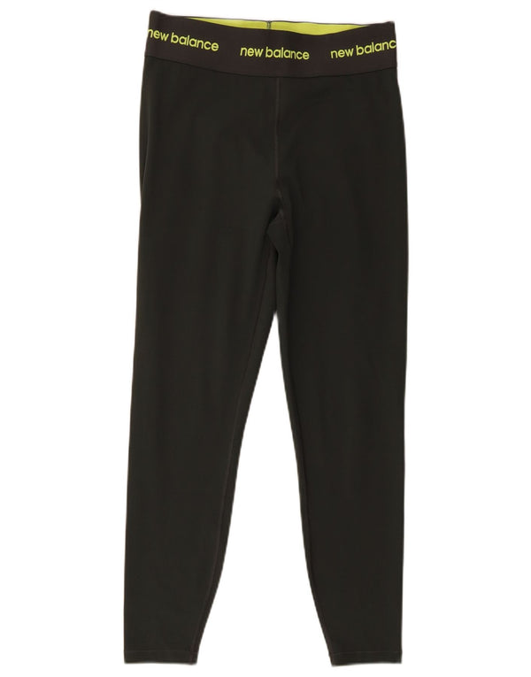 Женские леггинсы с рисунком NEW BALANCE UK 12, средний цвет хаки, полиэстер