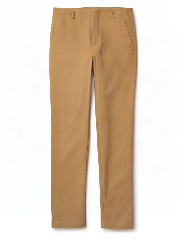 Женские узкие брюки чинос Zara EU 34 2XS W24 L27 Бежевый хлопок