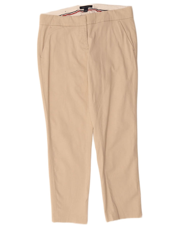 Женские узкие брюки чинос Tommy Hilfiger US 2 XS W30 L26 Бежевые хлопковые
