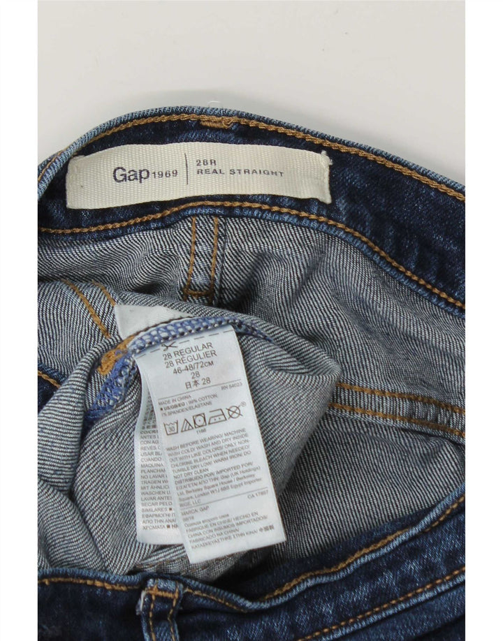 Мужские прямые джинсы Gap W28 L29, синие, хлопок
