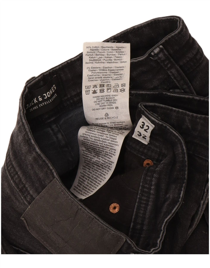 Мужские узкие джинсы Jack & Jones GLENN W32 L32, серый хлопок