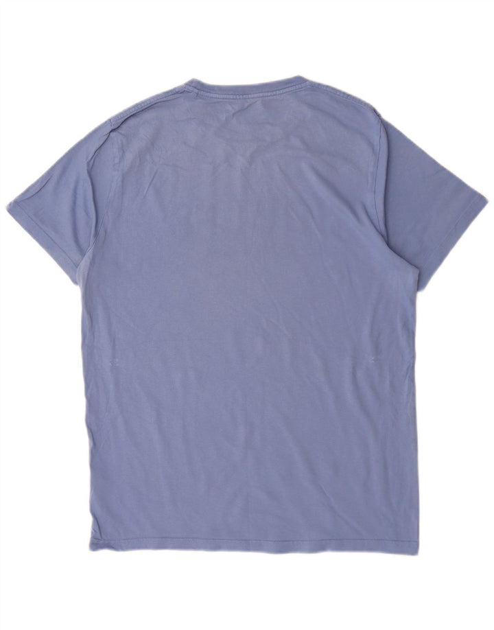 Мужская футболка с рисунком Joules Top Medium Blue Cotton