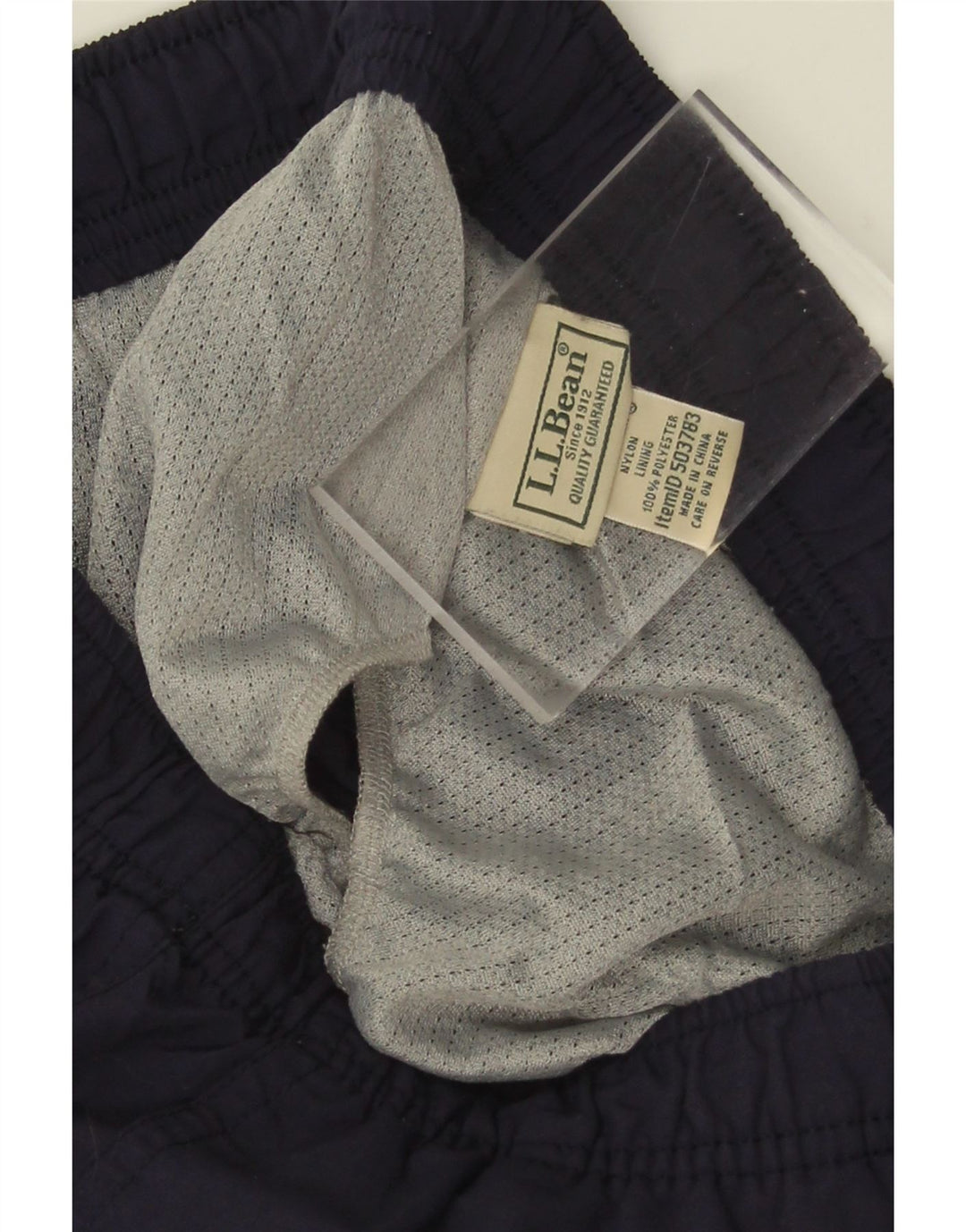 Мужские шорты для плавания L.L.BEAN, маленькие, темно-синие, нейлон