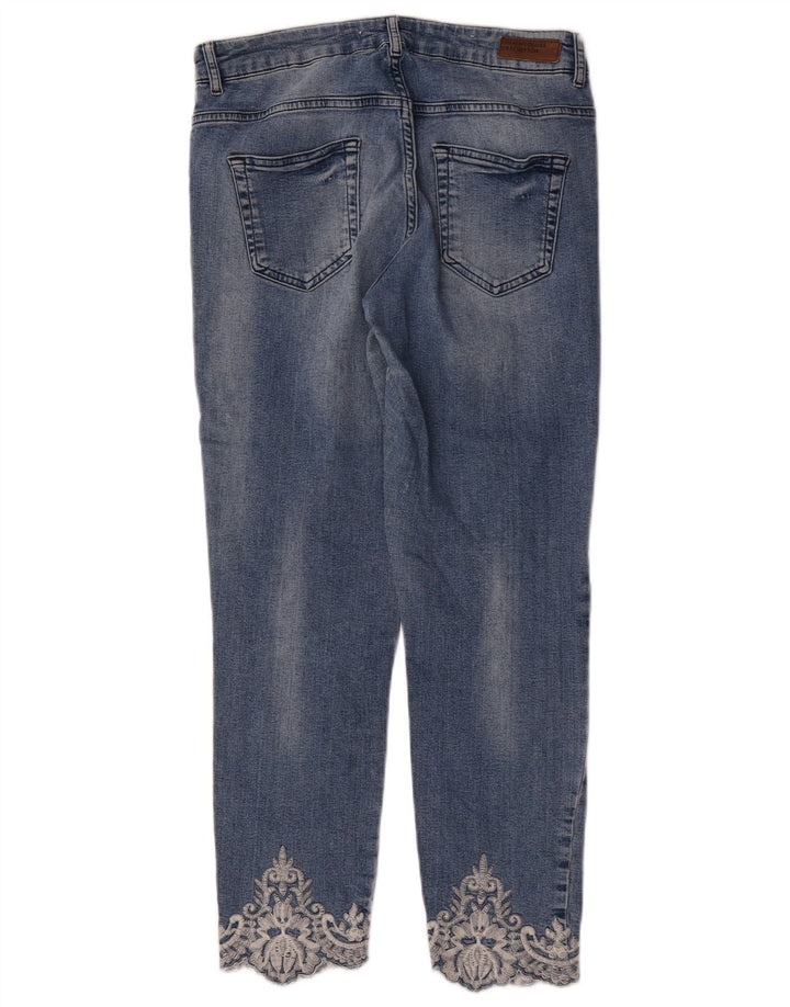 Женские узкие джинсы Benetton W32 L26 синие