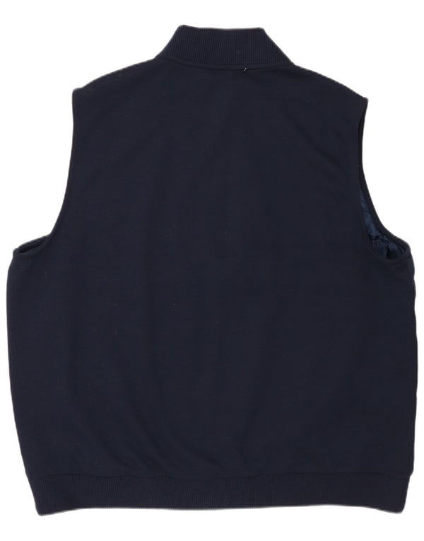 Мужской утепленный жилет Marks & Spencer с автографом UK 46 3XL темно-синий полиэстер