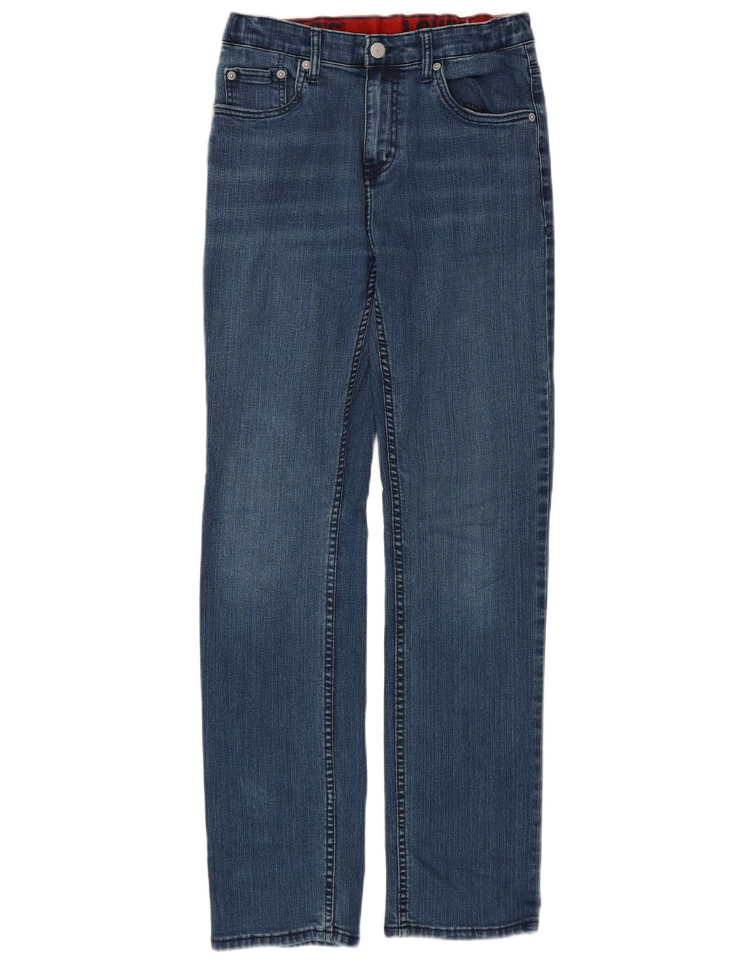 Прямые джинсы Levi's 514 для мальчиков 15–16 лет W29 L31, синий хлопок