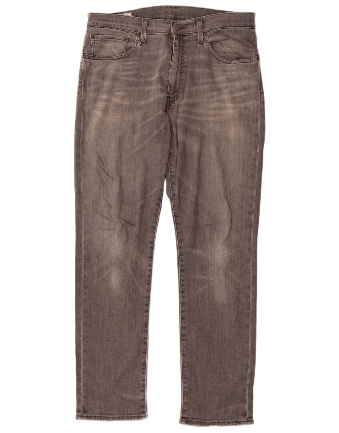 Мужские прямые джинсы Levi's W34 L30 серые, хлопок