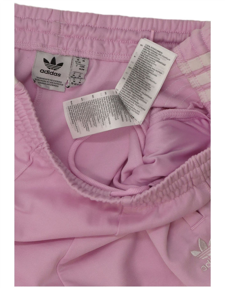 Женские спортивные брюки Adidas UK 12/14, средний розовый полиэстер