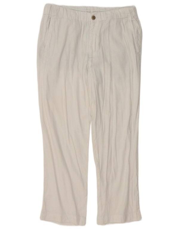 Мужские зауженные брюки-чиносы Tommy Bahama, большие W34 L27, белый лен