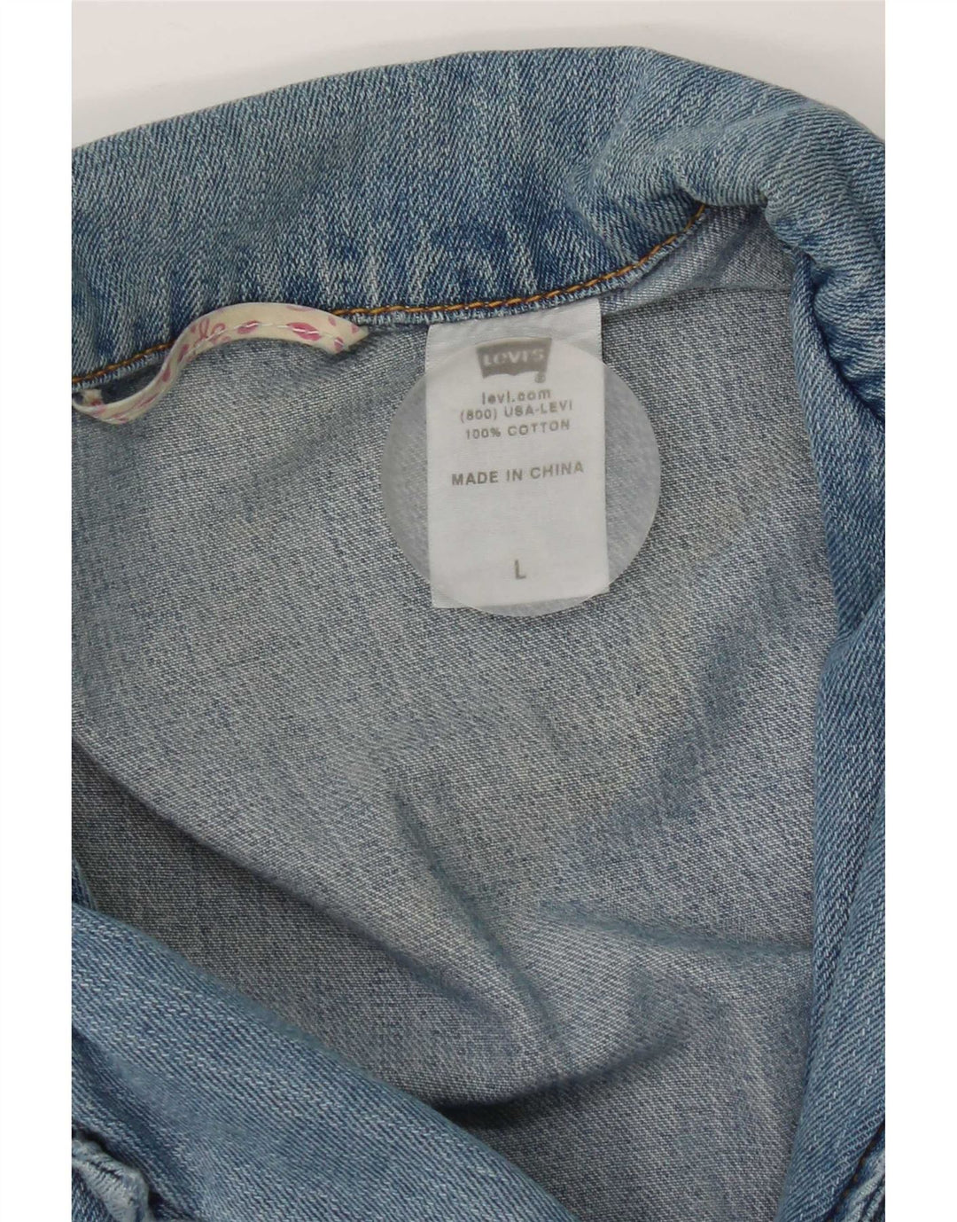 Женский джинсовый пиджак Levi's на 3 пуговицах, Великобритания 16, большой синий хлопок