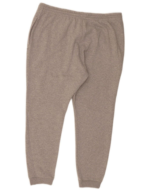 Мужские спортивные брюки Reebok, джоггеры, 2XL, серый хлопок с крапинками