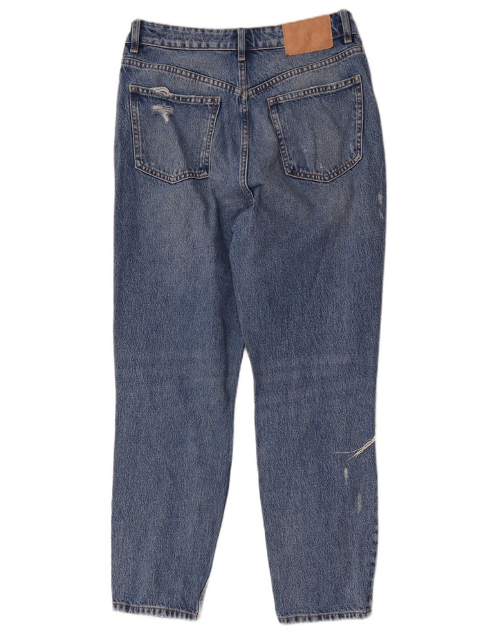 Женские прямые джинсы Zara EU 40 Medium W30 L27, синий хлопок