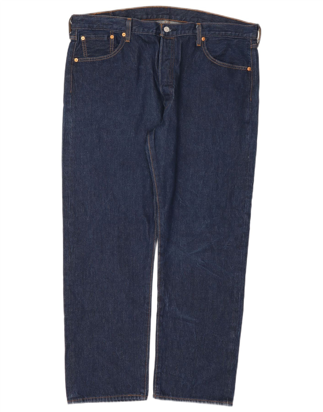 Мужские прямые джинсы Levi's 501 W42 L32 синие, хлопок